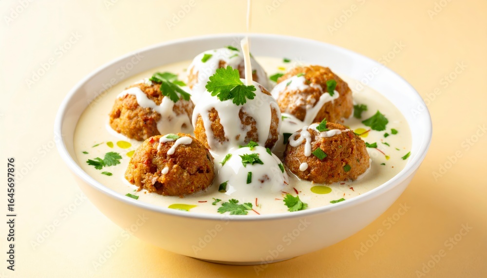 A creamy malai kofta gravy A creamy malai kofta gravy