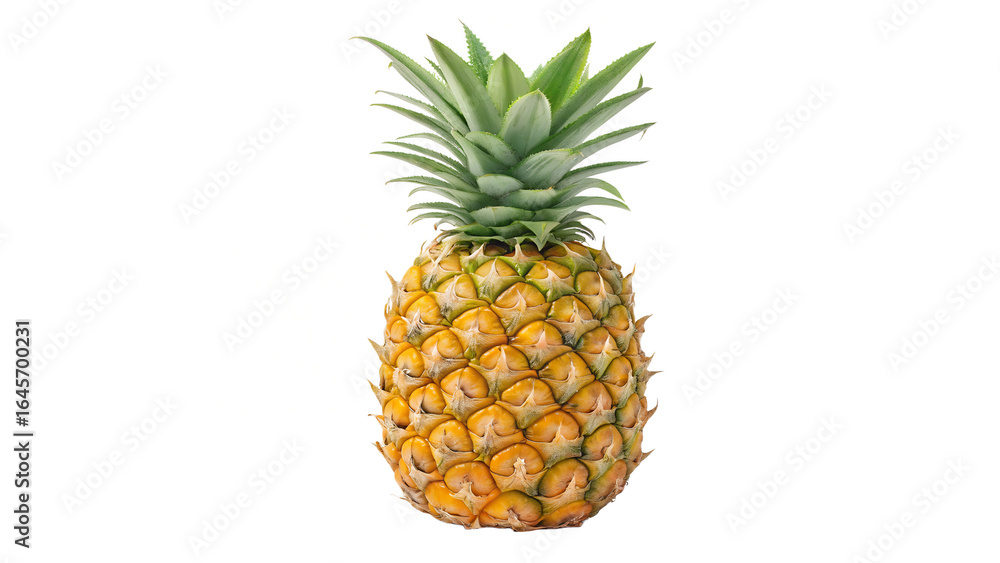 Fototapeta premium pineapple on white background
