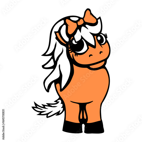 Horse girl female cute pretty bow woman sweet cool