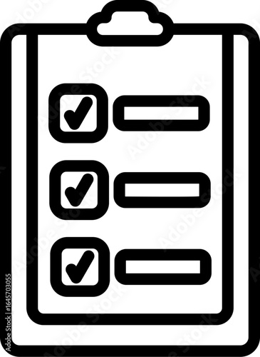 cecklist icon related with simple icon for planning organizing and management 