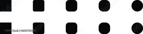 Colon icon sharp to smooth corner variant 