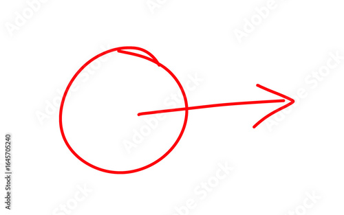 Hand drawn circle with arrow. Oval and bubbles to circle highlight text. Doodle style hand drawn marker emphasis element frame. Circular scribble bubble sign on transparent png