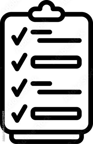 clipboard icon related with simple icon for planning organizing and management 