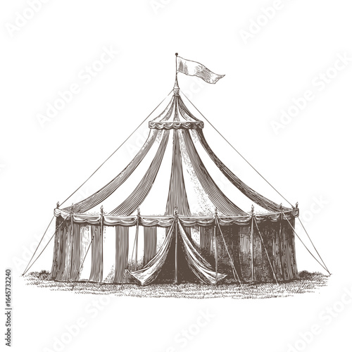 Circus tent vector illustration