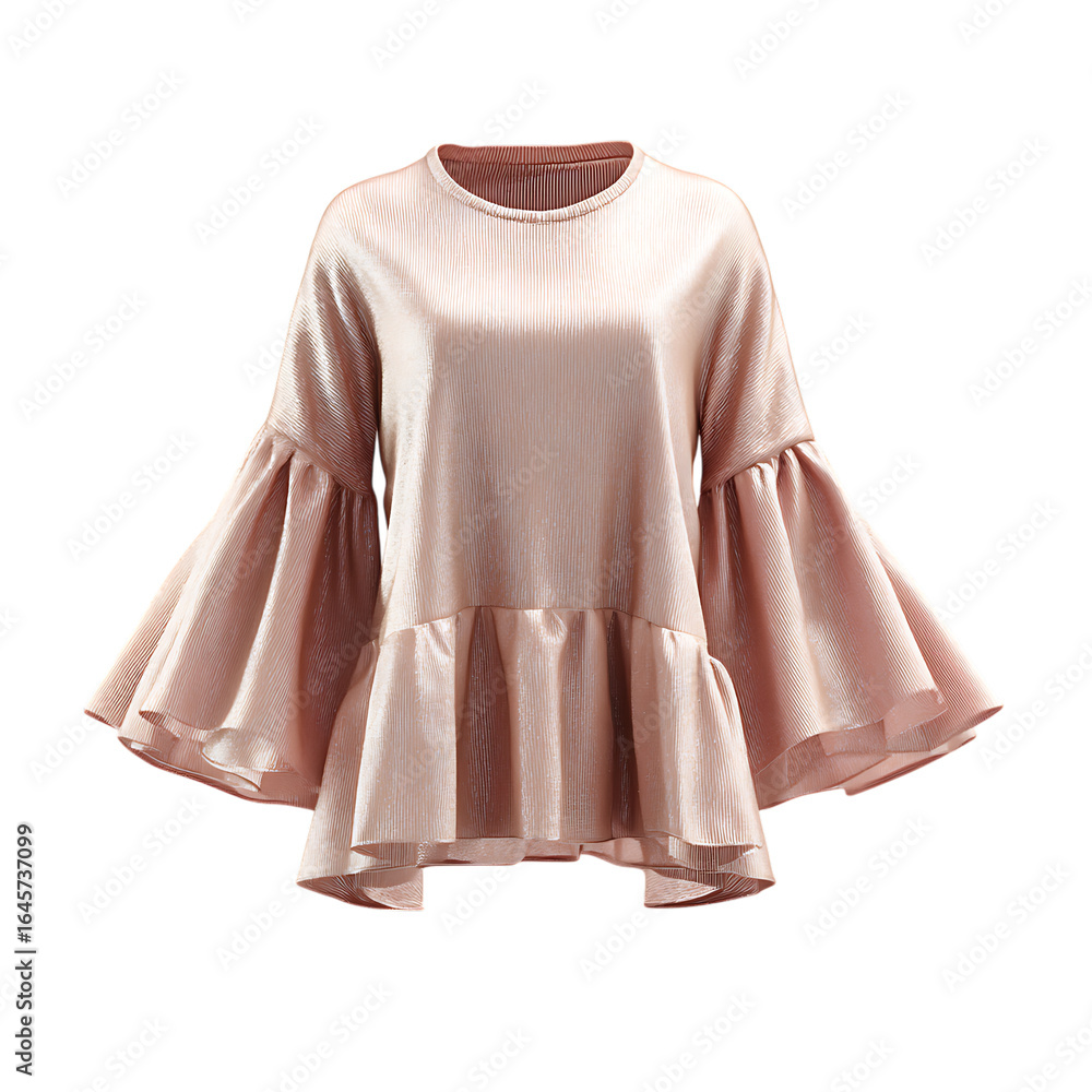 Obraz premium Bell Sleeve Top Mockup