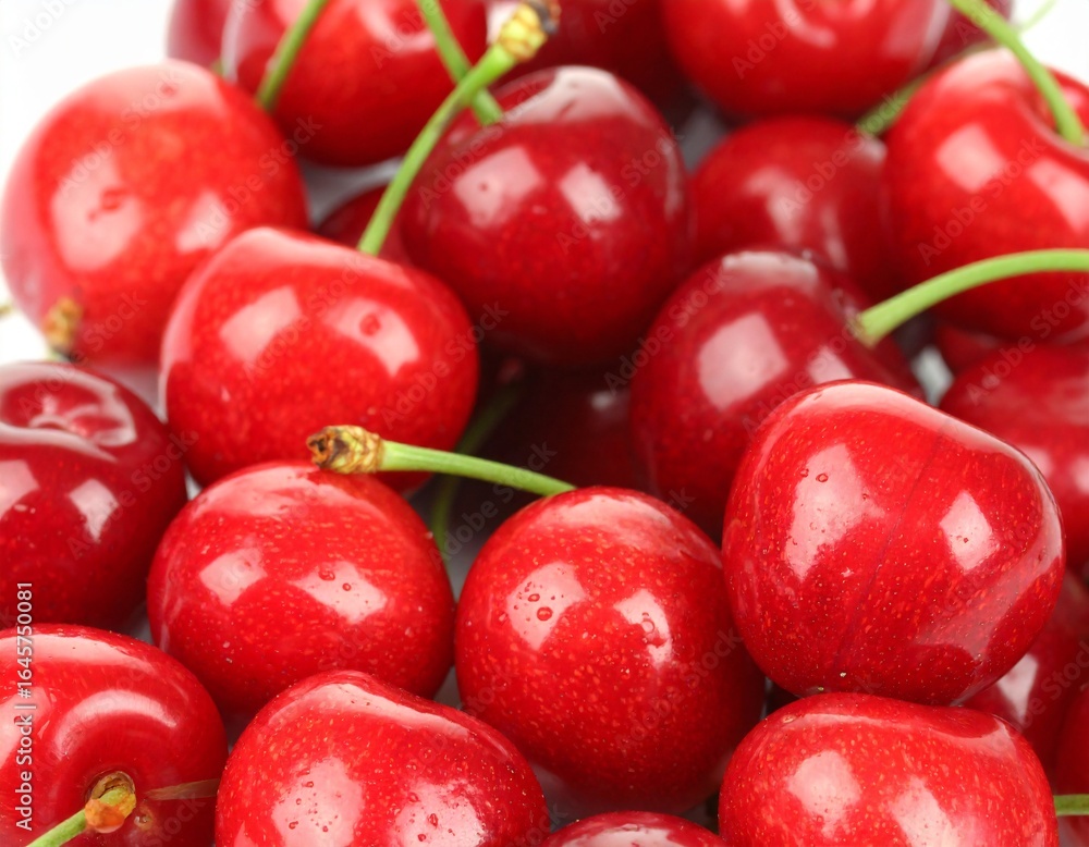 Pile of Fresh Cherries Pile of Fresh Cherries