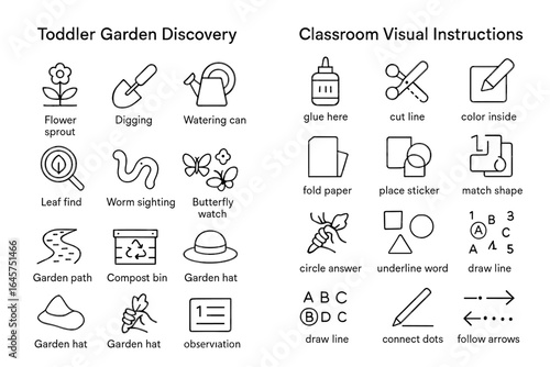 Garden exploration and classroom activities for toddlers and teachers