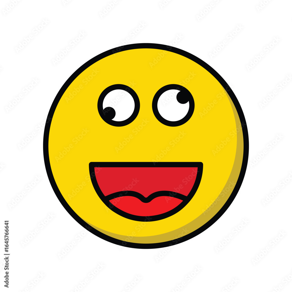 Fototapeta premium happy smiley icon