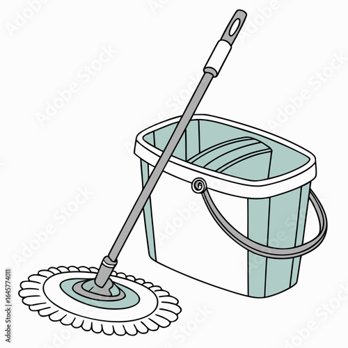 Mop and bucket cleaning tools household hygiene