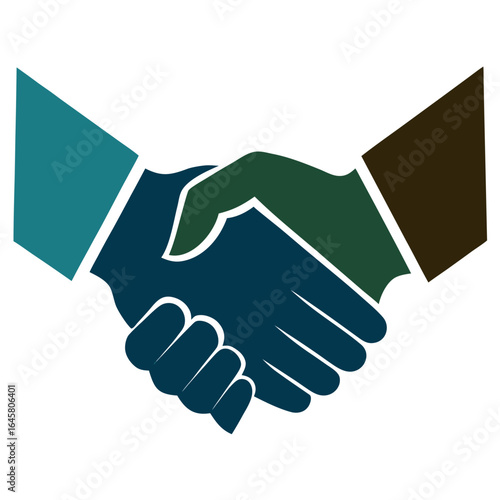 hand shake vector illustration