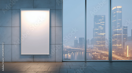 blank white frame mockup design