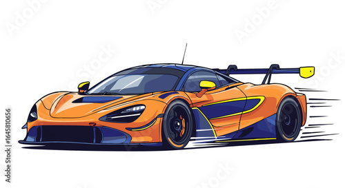 Orange_And_Blue_Pixel_Art_Race_Car_In_Motion