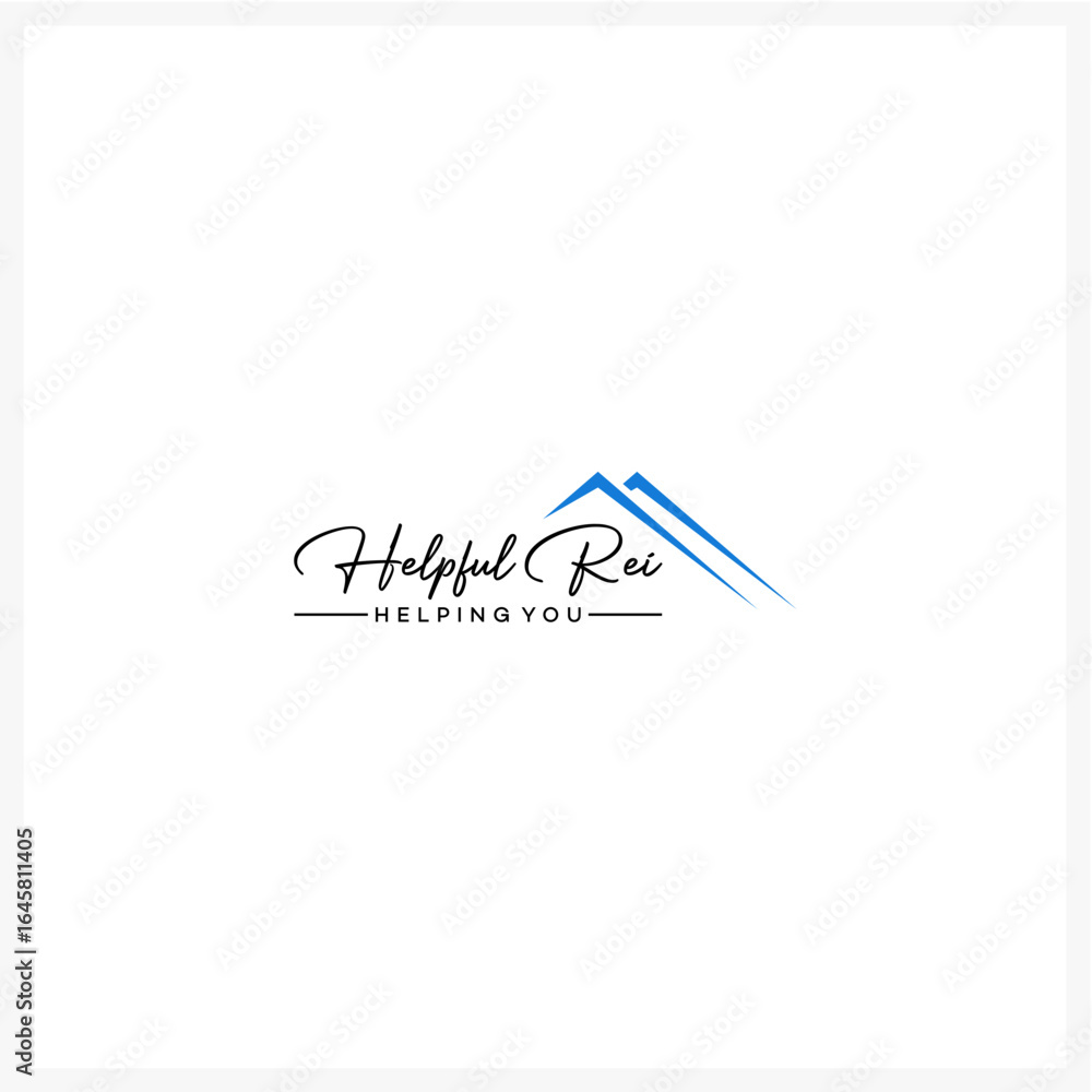 Fototapeta premium Dynamic House Growth Arrow Logo Design