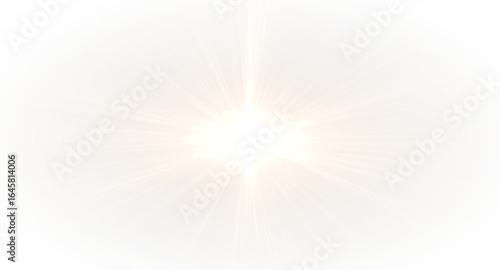 Star-shaped flash PNG with burst and magic light