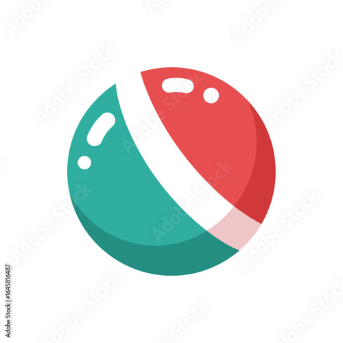 Ball illustrated in jelly candy vector style from Set08. Perfect for themed visuals, children’s design, educational content, and playful illustrations.