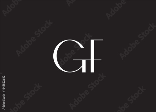 GF Abstract Letters Logo Monogram