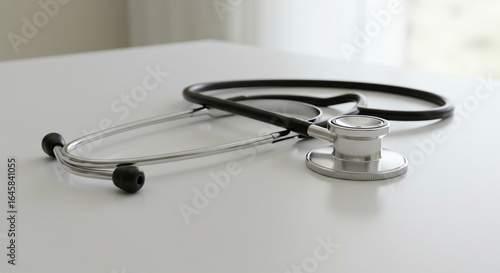a stethoscope on a medical table