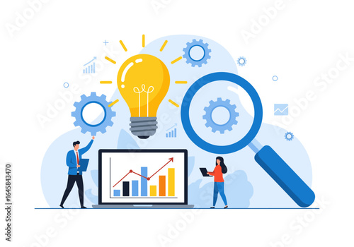 Analyzing business growth strategies with data driven insights and innovation for enhanced performance and success