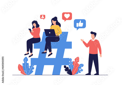 Social media marketing strategy engagement analytics and content creation for online promotion and growth