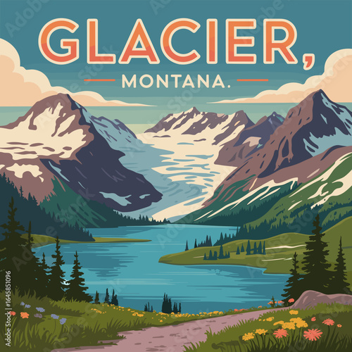 Glacier National Park Montana Poster