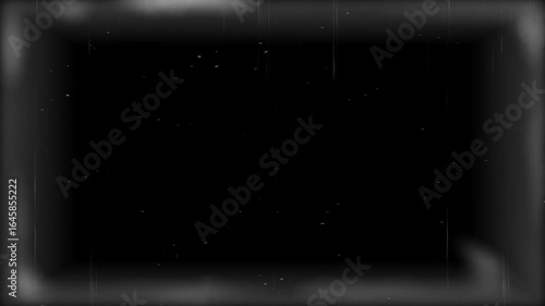 vintage nostalgic retro spooky horror film grain noise texture black and white noir movie background 4K