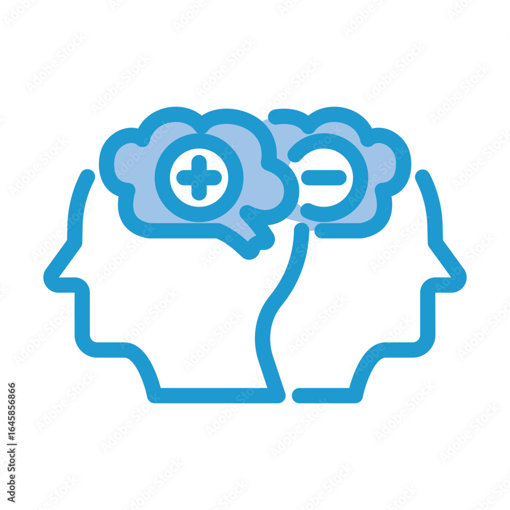 Bipolar Mental Health Awareness Concept Bipolar Mental Health Awareness Concept