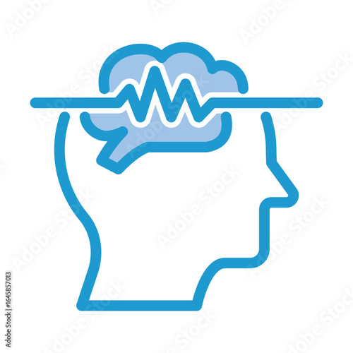 MIGRAINE Mental Health Awareness Concept
