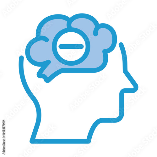 NEGATIVE THINKING Mental Health Awareness Concept