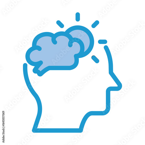 POSITIVE THINKING Mental Health Awareness Concept