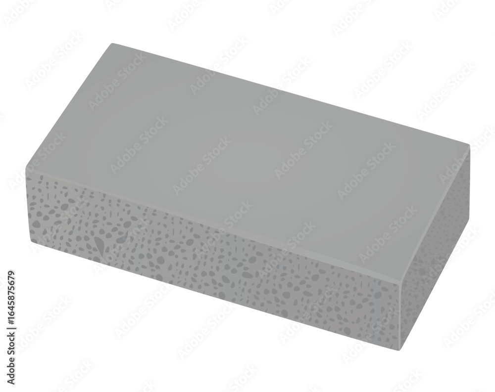 Grey big sponge. vector illustration Grey big sponge. vector illustration