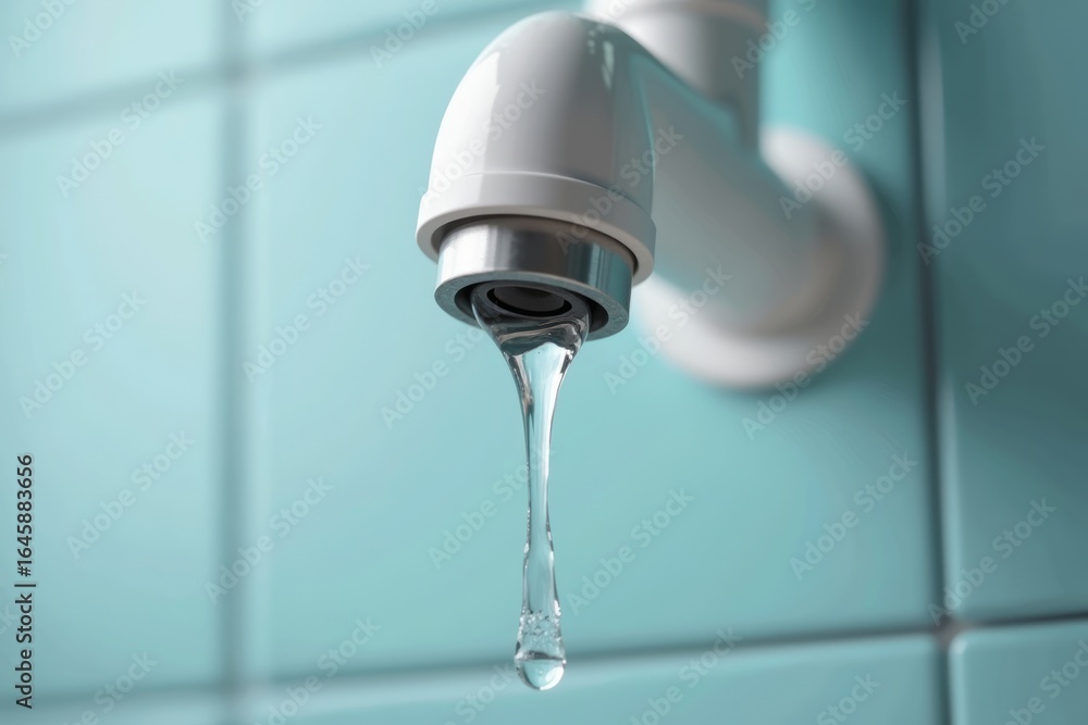 Visualizing the Splendor of Water Droplets Cascading from a White Sink Pipe Visualizing the Splendor of Water Droplets Cascading from a White Sink Pipe