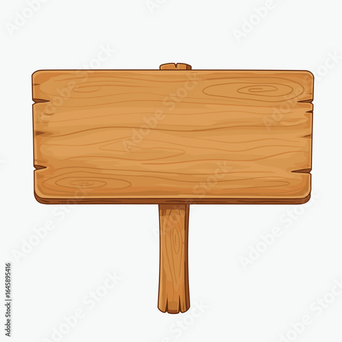 Wooden sign boards. Cartoon rustic wood banners, pathfinding plank billboards, wooden signs flat vector illustrations set. Wood signs collection