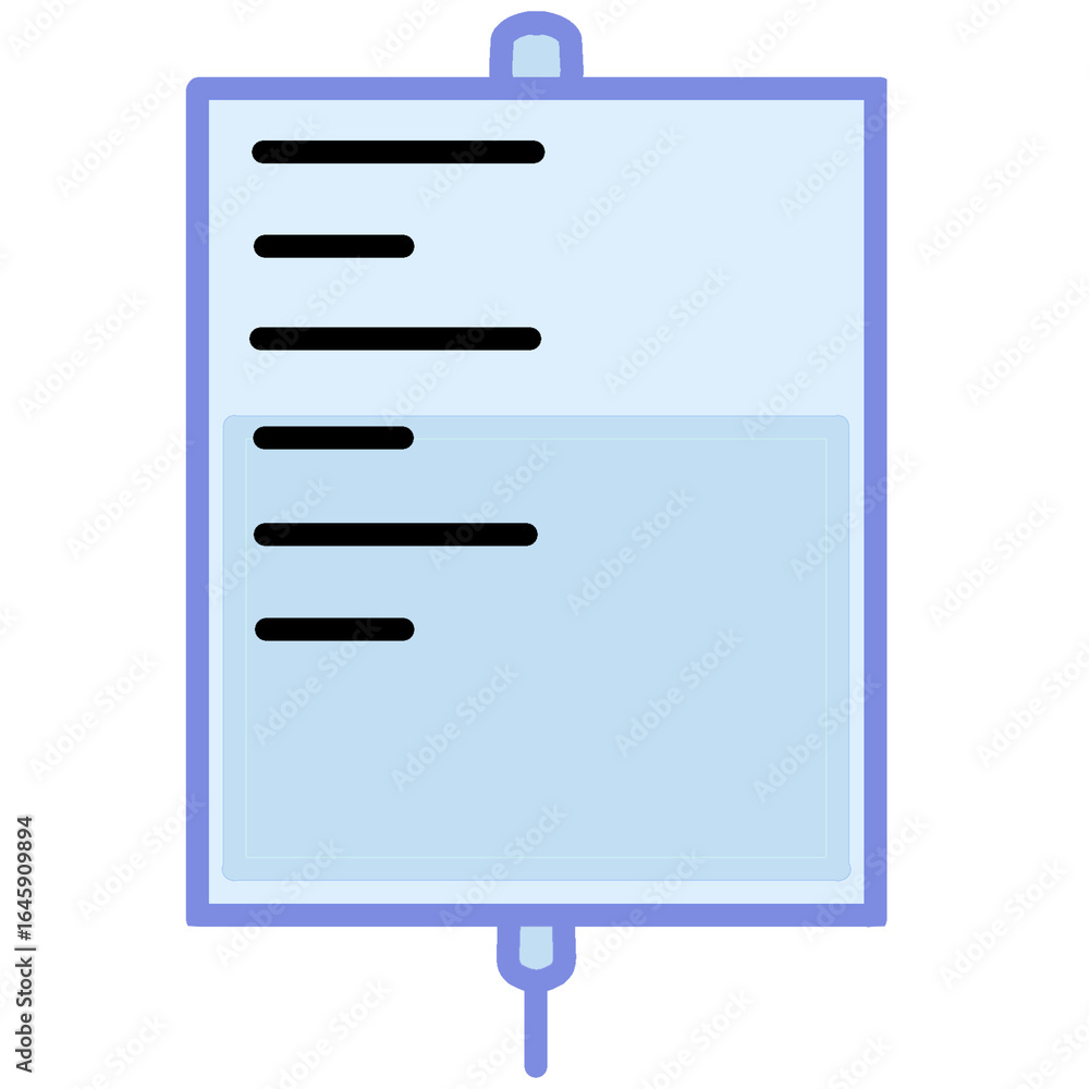 Saline bag Saline bag