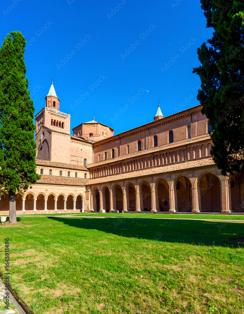 Fototapeta premium Historic building complex courtyard