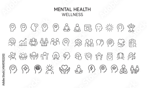 Mental health,weliness  icon 