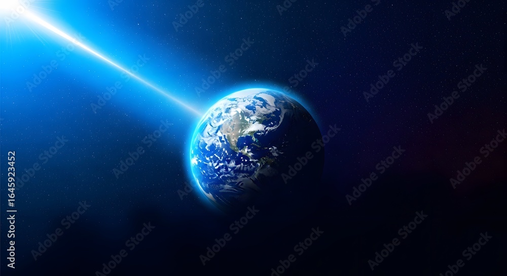Fototapeta premium planet earth in space