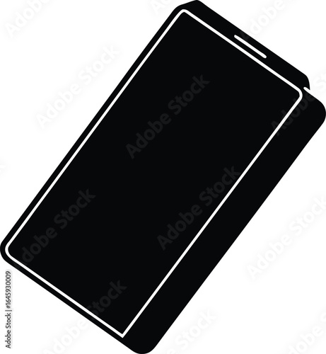 Power bank silhouette vector art Illustration