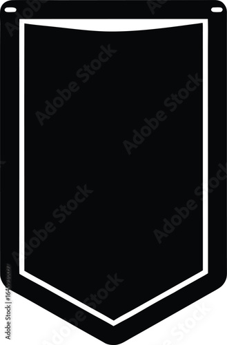 Privacy screen protector silhouette vector art Illustration
