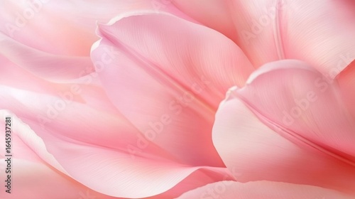 Wallpaper Mural Delicate Pink Tulip Petals: A Close-Up View of Nature's Beauty Torontodigital.ca