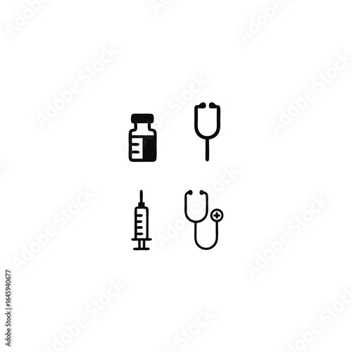 Vector art of colorful stacked ice cream cone with multiple flavors and a waffle cone