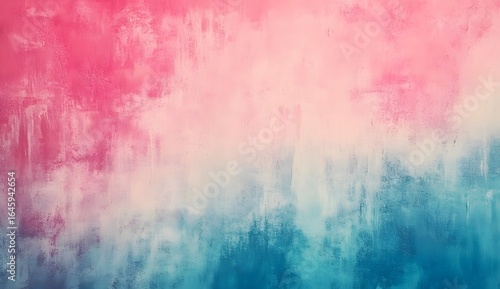 Blurred background, pink and blue gradient, grainy, vintage texture, simple, minimalist. 