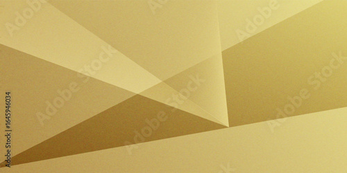 Brown mustard orange gold golden yellow beige white abstract background. Geometric shape. Line stripe corner triangle. Color gradient. Noise grain. Premium.