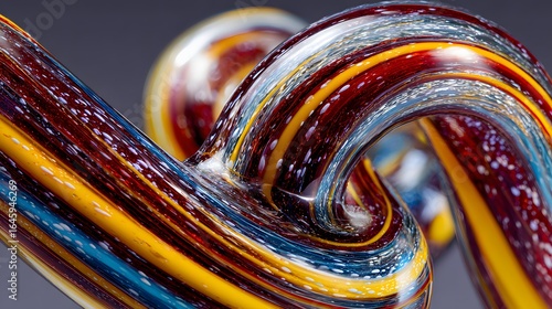 Wallpaper Mural Intricate swirls of colorful glass. Torontodigital.ca