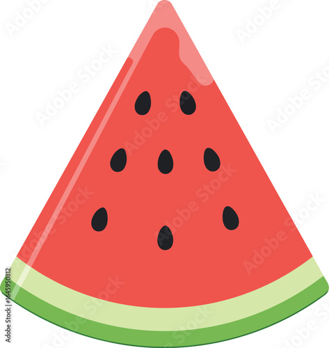 Fresh watermelon slice summer fruit