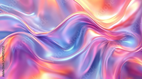 Wallpaper Mural Fluid Colorful Iridescent Wave Background for Graphic Design  Torontodigital.ca