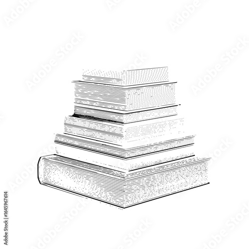 Stack of books reading material knowledge education literature library study learning textbook paper document 100