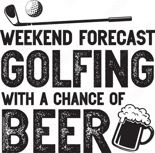 weekend golfing with a change oif beer