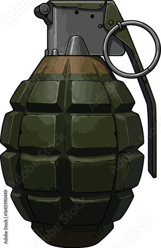 Military grenade explosive weapon