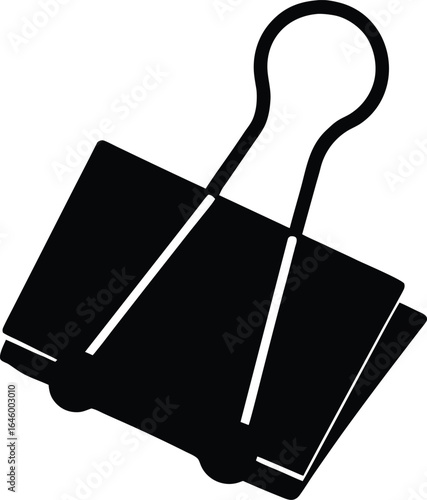 binder clips silhouette vector no details minima.eps