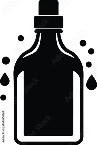 paint thinner silhouette vector no details minim.eps